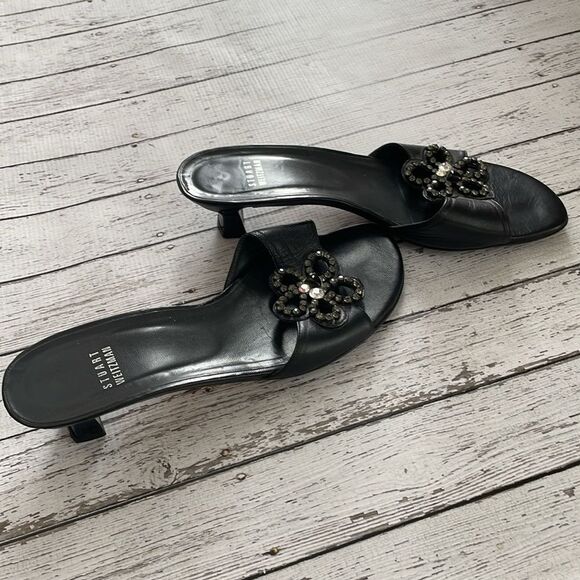 Stuart Weitzman Embellished Kitten Heels - Picture 3 of 5